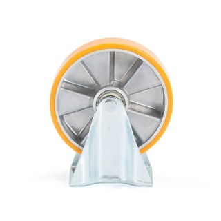 Fast hjul, 200x50 mm, 400 kg, polyuretan