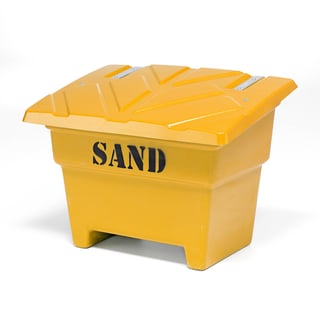 Sandlåda, 350 liter, gul