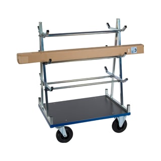 Grenställsvagn, 1000x700 mm, med bromsade hjul