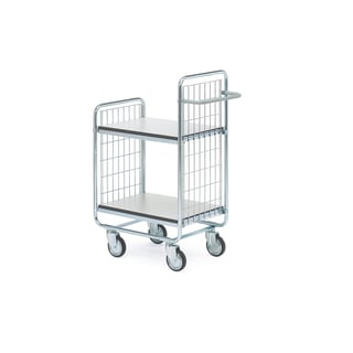 Hyllevogn ESD utførelse, 2 hyller, 800x460x1120 mm