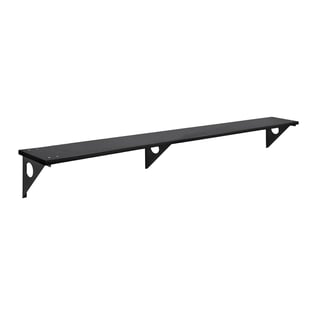 Sittbänk, vägghängd, 2000 mm, svart