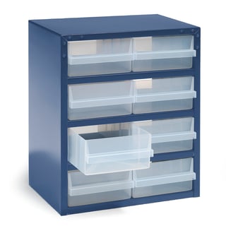 Sortimentskap, 250-serien, 8 skuffer