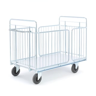Paketvagn, med sidogrindar, 1800x850mm