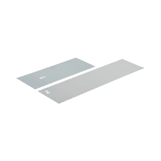 Panel til åpen gavl, 2100x400 mm, galvanisert