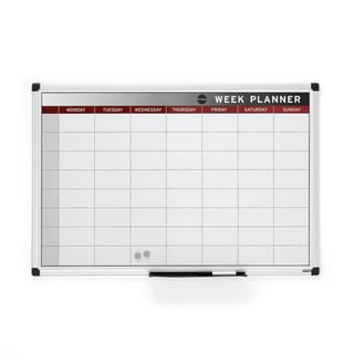 Whiteboard, veckoplanering, 900x600 mm