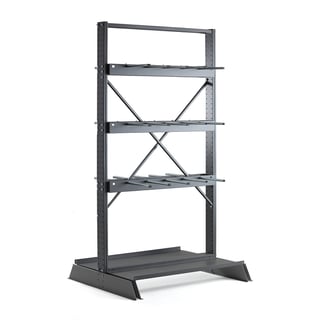 Listställ, grundsektion, dubbelsidigt, 2500x1250 mm