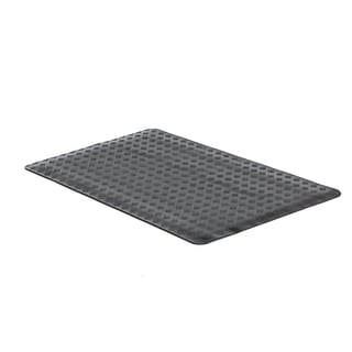 Arbeidsplassmatte, B1400 mm, metervare, svart