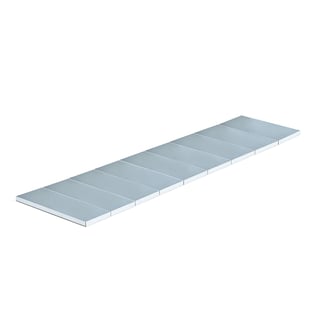 Hyllplan, plåt, 2700x600 mm
