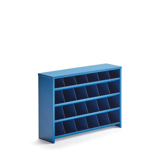 Bultfack, 24 fack, 560x800x220 mm, blå