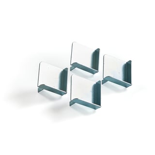 Stablehjørner til pallecontainer, 4-pk.