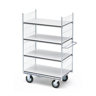 ESD Hyllevogn, 4 hyller, L990xB650xH1730mm