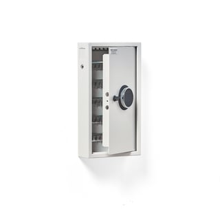 Nyckelskåp, 550x300x100 mm, 100 krokar, kodlås