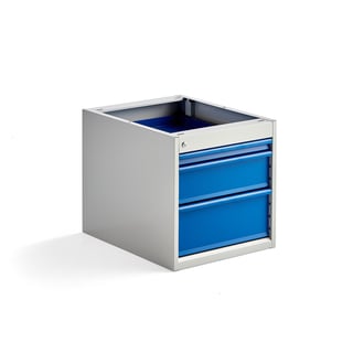 Verktygshurts, upphängd, 3 lådor