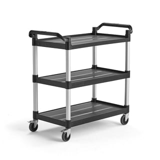 Hyllvagn, 3 hyllplan, 1010x490x980 mm