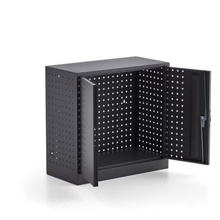 Verktygsskåp, 710x735x350 mm, mörkgrå