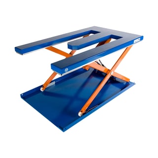 Lågbyggt E-format lyftbord, 600 kg, 1450x900 mm