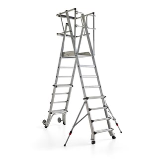 Arbetsplattform, 5-8 steg, 1190-1890 mm