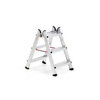 Dobbel trappestige, 3 trinn, H700 mm
