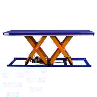 Lyftbord, horisontell dubbelsax, 2000 kg, 2600x800 mm