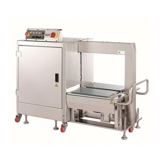 Rostfri sidobandningsmaskin, helautomatisk, PP-band, 12 mm, elektromagnetisk justering av bandspänni