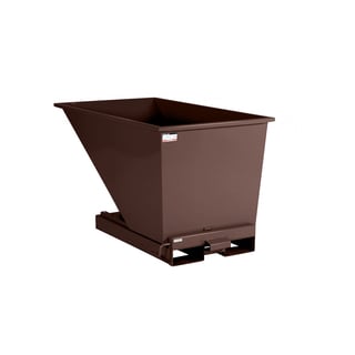 Tippcontainer, 600 liter, brun