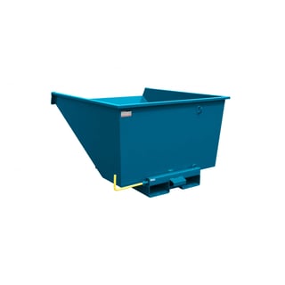Tippcontainer för tungt gods, 900 liter, blå