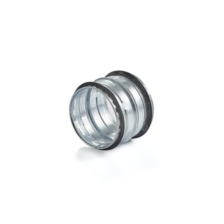 Nippel, till ventilationsrör, Ø 100 mm, galvaniserat