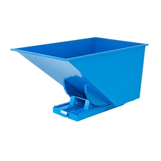 Tippcontainer, 1100 liter, blå