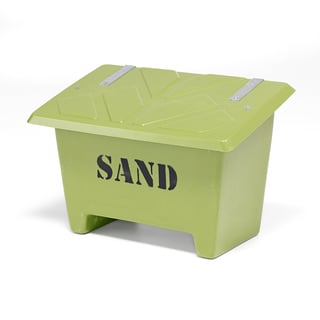 Sandlåda, 250 liter, grön