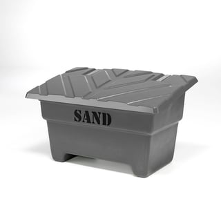 Sandkasse, 550 liter, svart