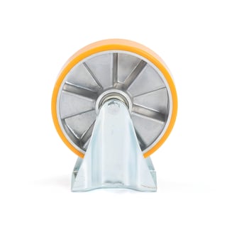 Fast hjul, 200x50 mm, 400 kg, polyuretan