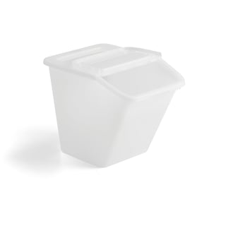 Sorteringsbox, 55 l, vit