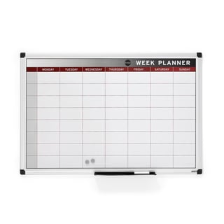 Whiteboard, ukeplanlegger, H600 B900 mm