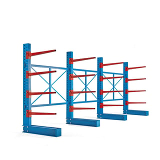 Enkel grenställskombination, 4 enkelpelare + 16 st 1000 mm armar, 8000 kg