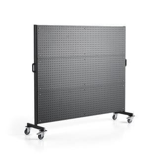 Mobilt verktøypanel, B2060 H1830 mm, grå