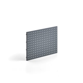 Verktygstavla till arbetsbänk, 670x475 mm, mörkgrå