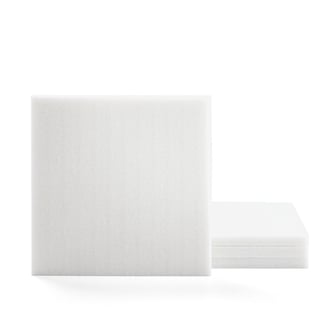 Ljudabsorbent, 4-pack, 600x600x40 mm, vit