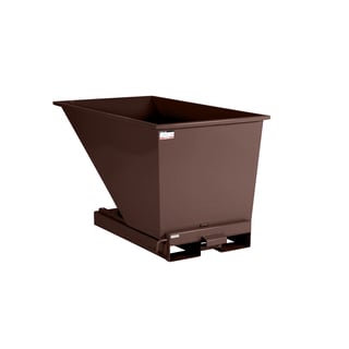 Tippcontainer, 600 liter, brun