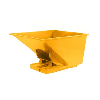 Tippcontainer, 900 liter, gul