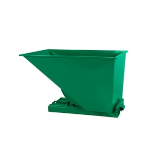 Tippcontainer, 1100 liter, grønn