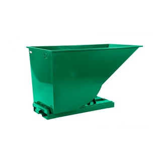 Tippcontainer, 1600 liter, grønn