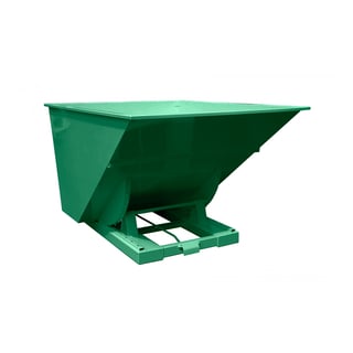 Tippcontainer, 2500 liter, grønn