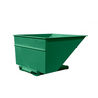 Tippcontainer, 3000 liter, grønn