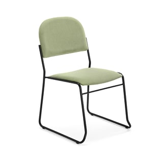Stol, grønn/svart