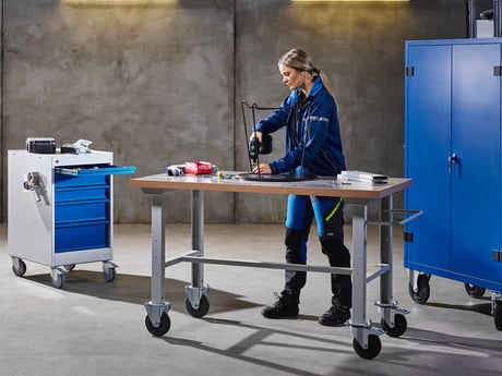 Verkstedinnredning fra Cowab. Foto