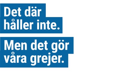 Det där håller inte