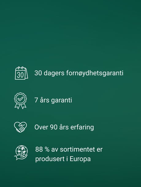 Hvorfor bedrifter velger Cowab. Tekst på grønn bakgrunn