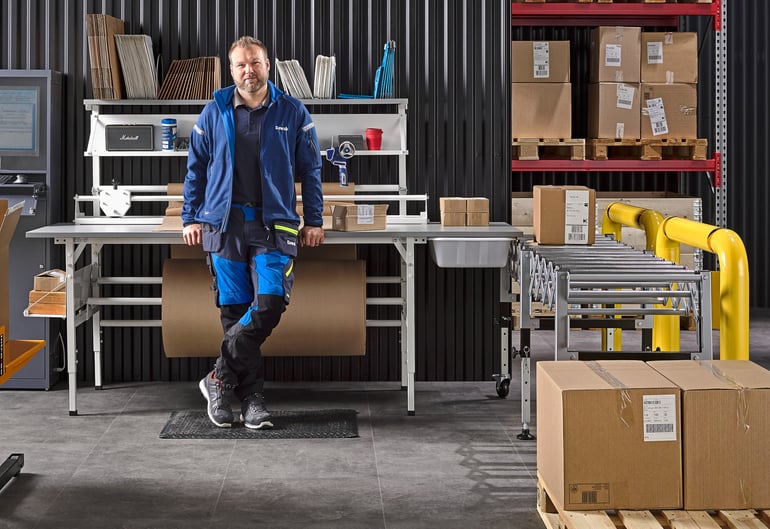 Packbord hos Cowab