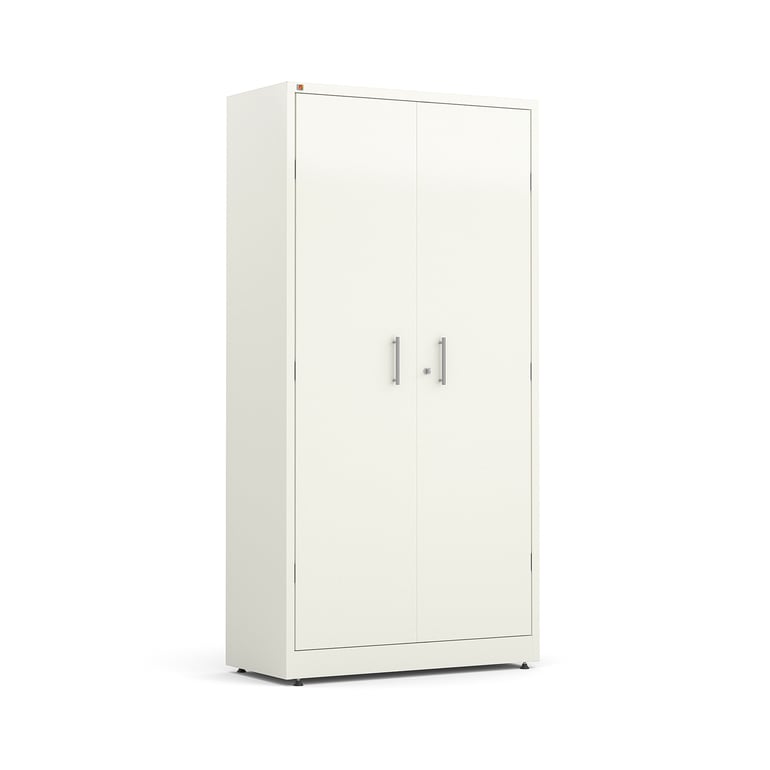 Kontorskap Hvit 60X32X190 Cm Konstruert Tre main image 1
