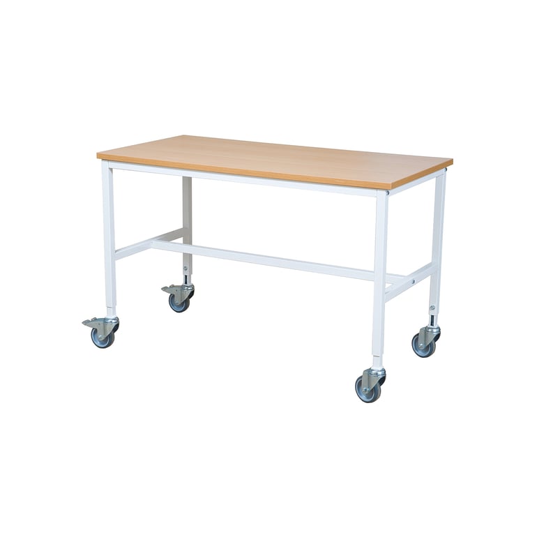 Rullebord 1200x600 mm, justerbar høyde 725-920 mm, Max last 350kg ...